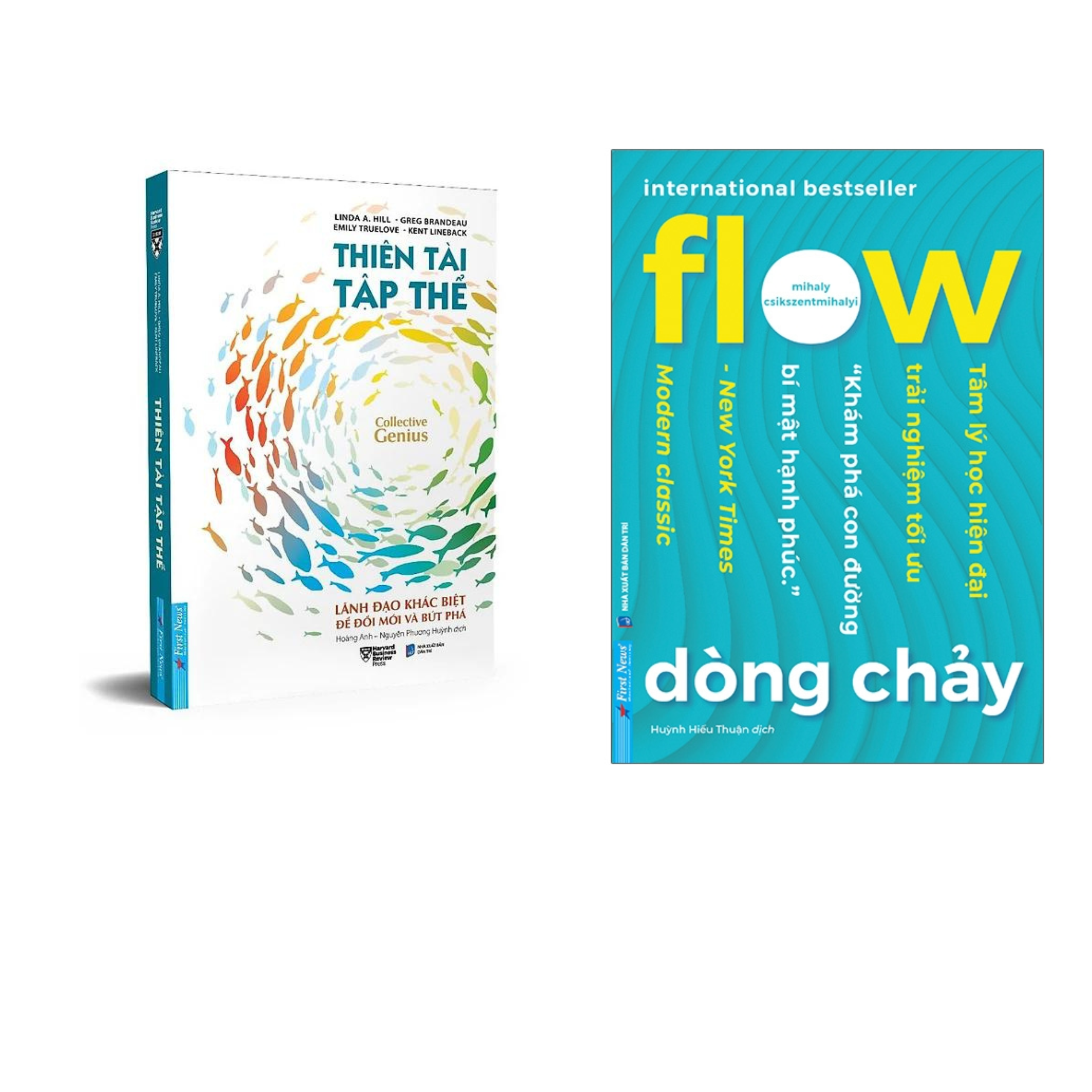 Combo 2 Cuốn : Thiên Tài Tập Thể + Flow - Dòng Chảy