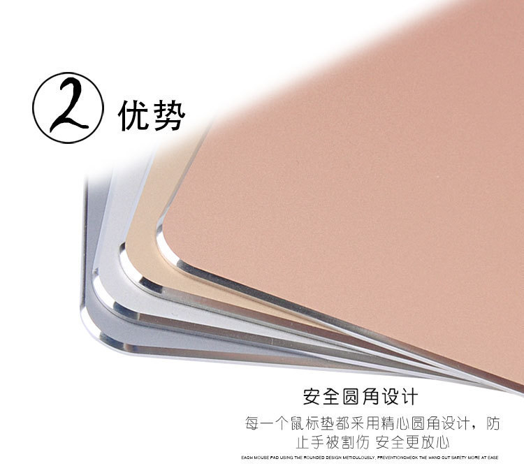 Miếng lót chuột nhôm nguyên khối cao cấp