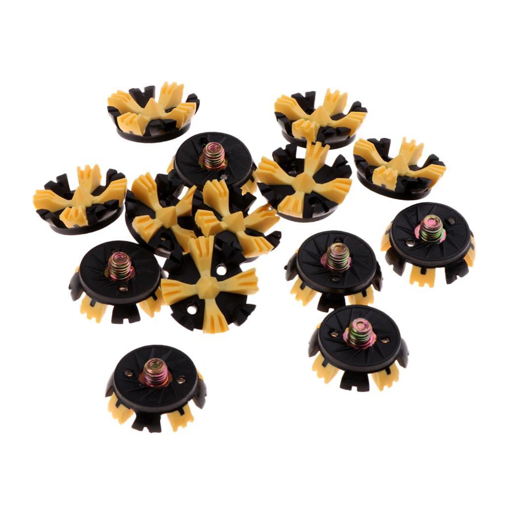 Set of 28 Golf Shoe Spikes with Diameter: 25 mm/1 inch for Golf Shoes, Durable & Reliable