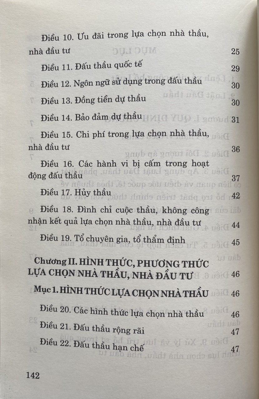 Luật Đấu Thầu 