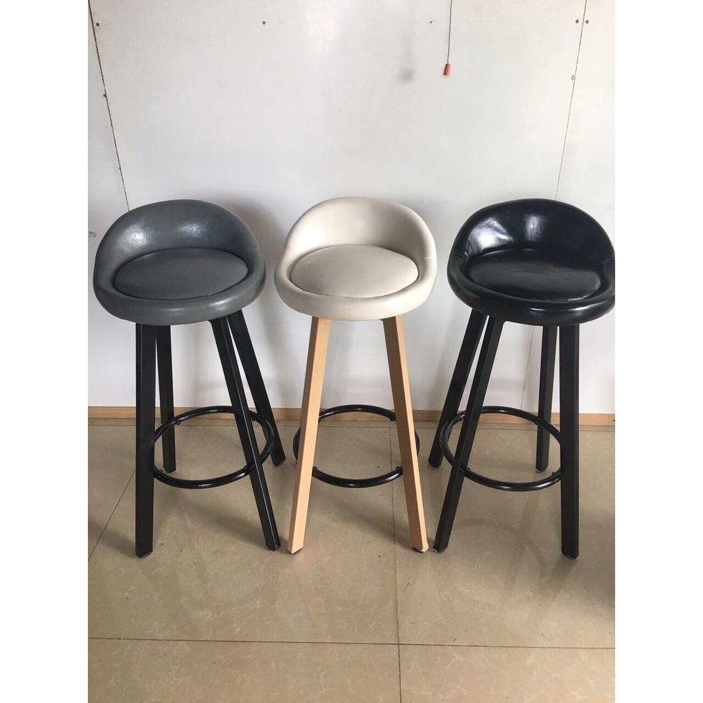 GHẾ GHINA BAR CHÂN CỐ ĐỊNH NỆM DA - Ghế Bar