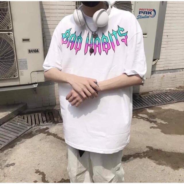 Áo thun tay ngắn nữ in BAO HABITS