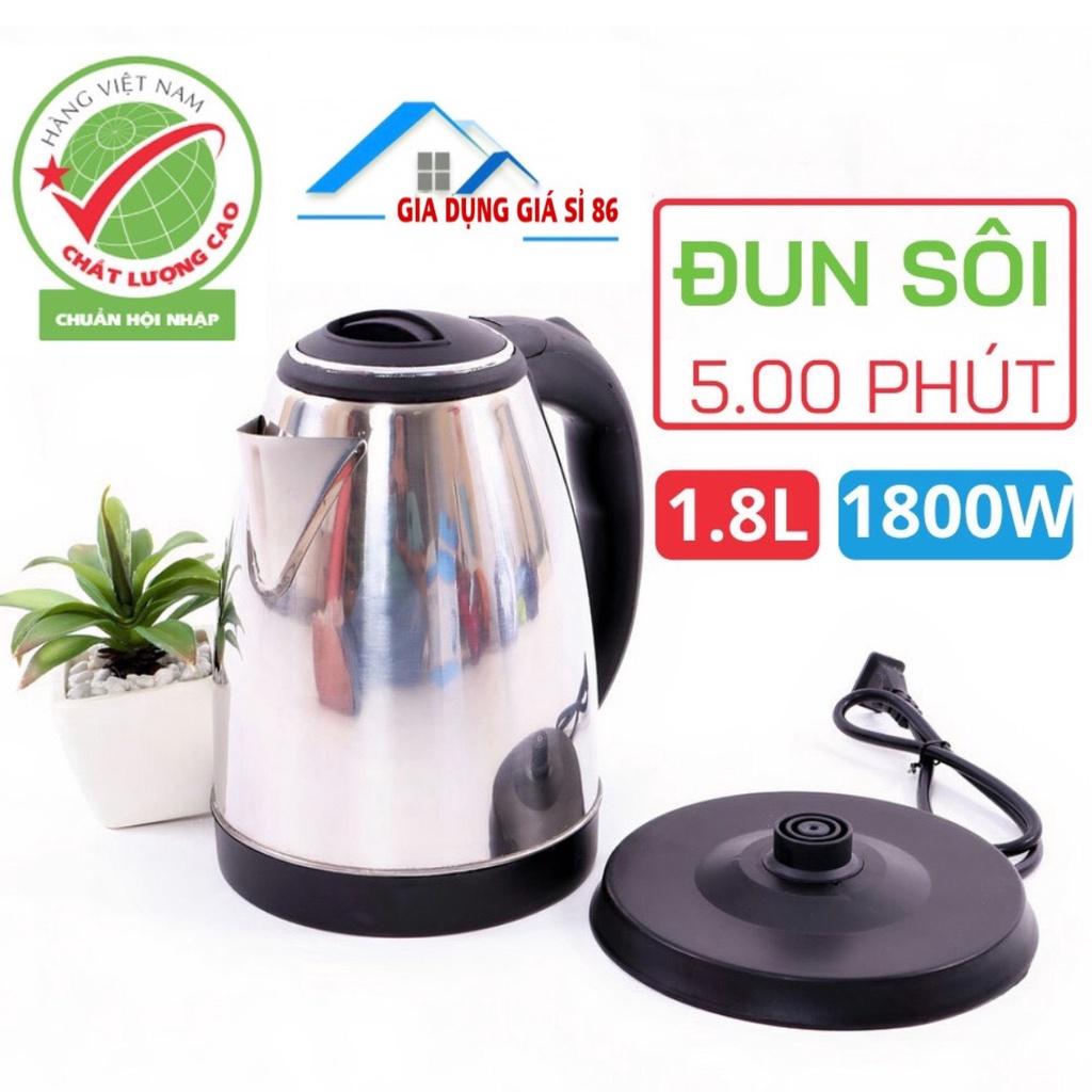 Ấm Siêu Tốc 1.8L Electric Kettle- sôi nhanh, tiết kiệm thời gian