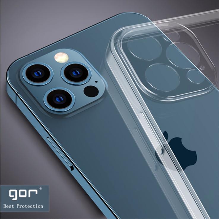 Ốp lưng silicon Gor cho Apple iPhone 13 Series- siêu mỏng, có gờ bảo vệ camera- Hàng nhập khẩu