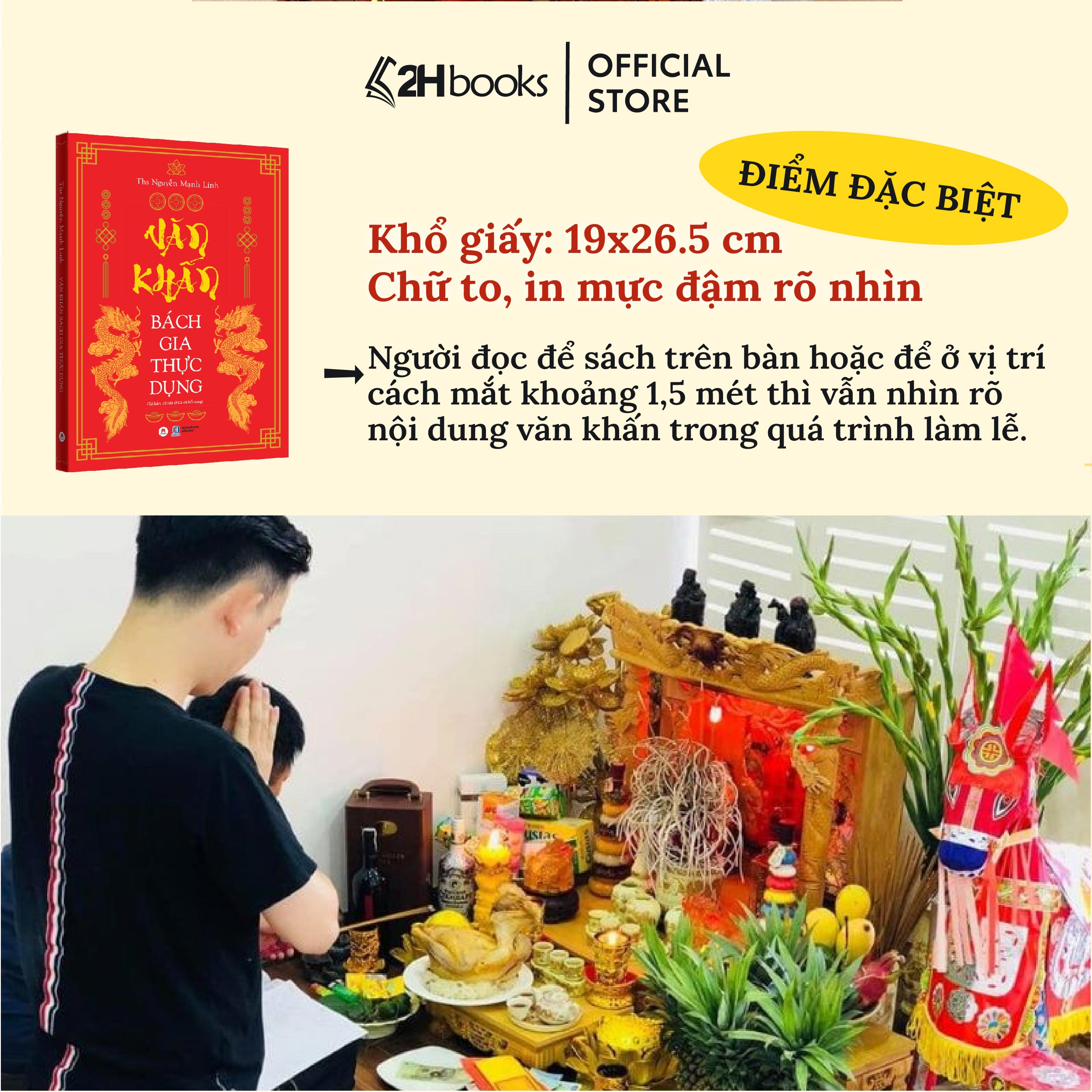 Sách Văn khấn Bách gia thực dụng, văn khấn trọn bộ 260 bài, tập văn cúng gia tiên, thần tài, lễ tết