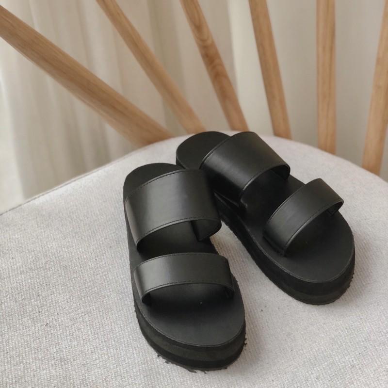 Dép sandals đế cao 3cm No.31 không quai hậu