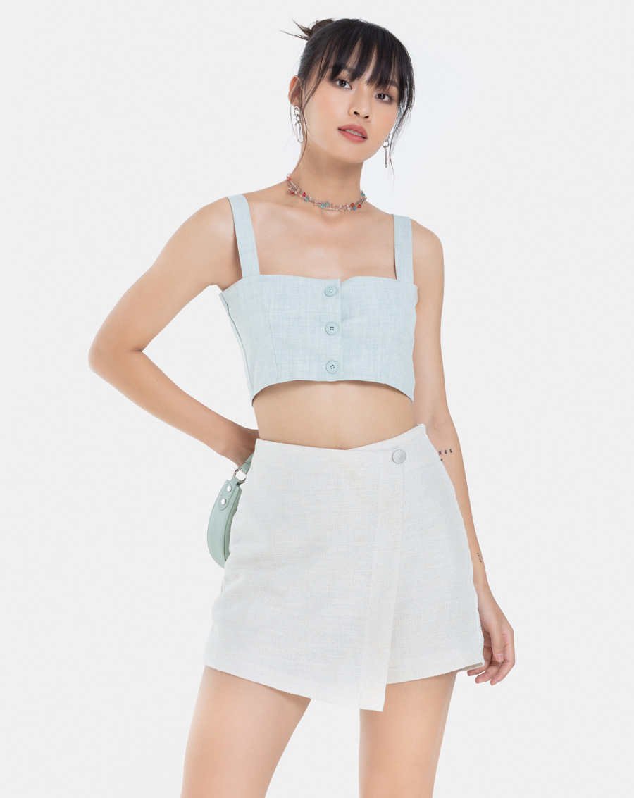 Quần Short Nữ Thời Trang JUNO Quần Váy Tweed JNQSH001