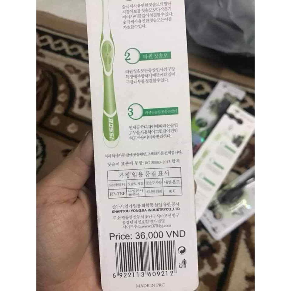 Bộ Bàn Trải Đánh Răng Than Tre