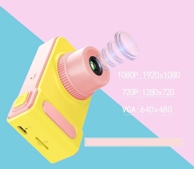 Máy chụp ảnh cao cấp mini dành cho bé yêu tặng kèm thẻ nhớ 32G - Hàng nhập khẩu