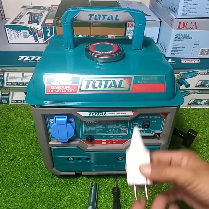 MÁY PHÁT ĐIỆN DÙNG XĂNG PHA NHỚT BH 12THÁNG TOTAL TP18001 - HÀNG CHÍNH HÃNG