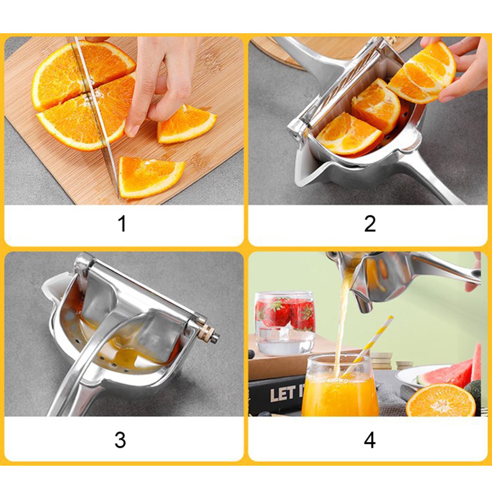 Manual Fruit Juicer Handheld Pomegranate Lemon Squeezer Portable BPA-Free