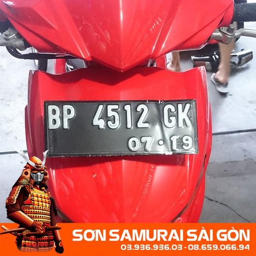 Sơn SAMURAI KUROBUSHI H661-200* MÀU ĐỎ chính hãng dành cho xe máy