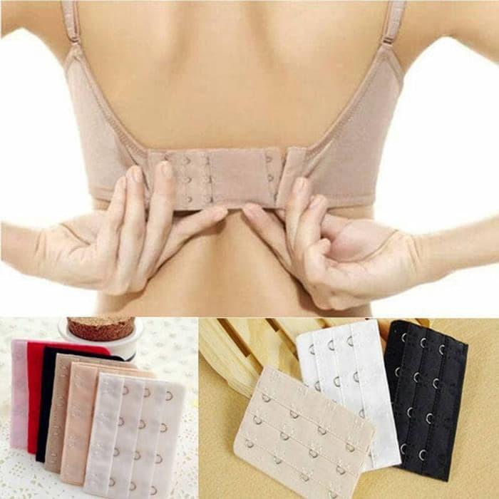 Móc nối áo ngực thép không gỉ 2,3,4 móc - Miếng nới rộng áo ngực PK/117