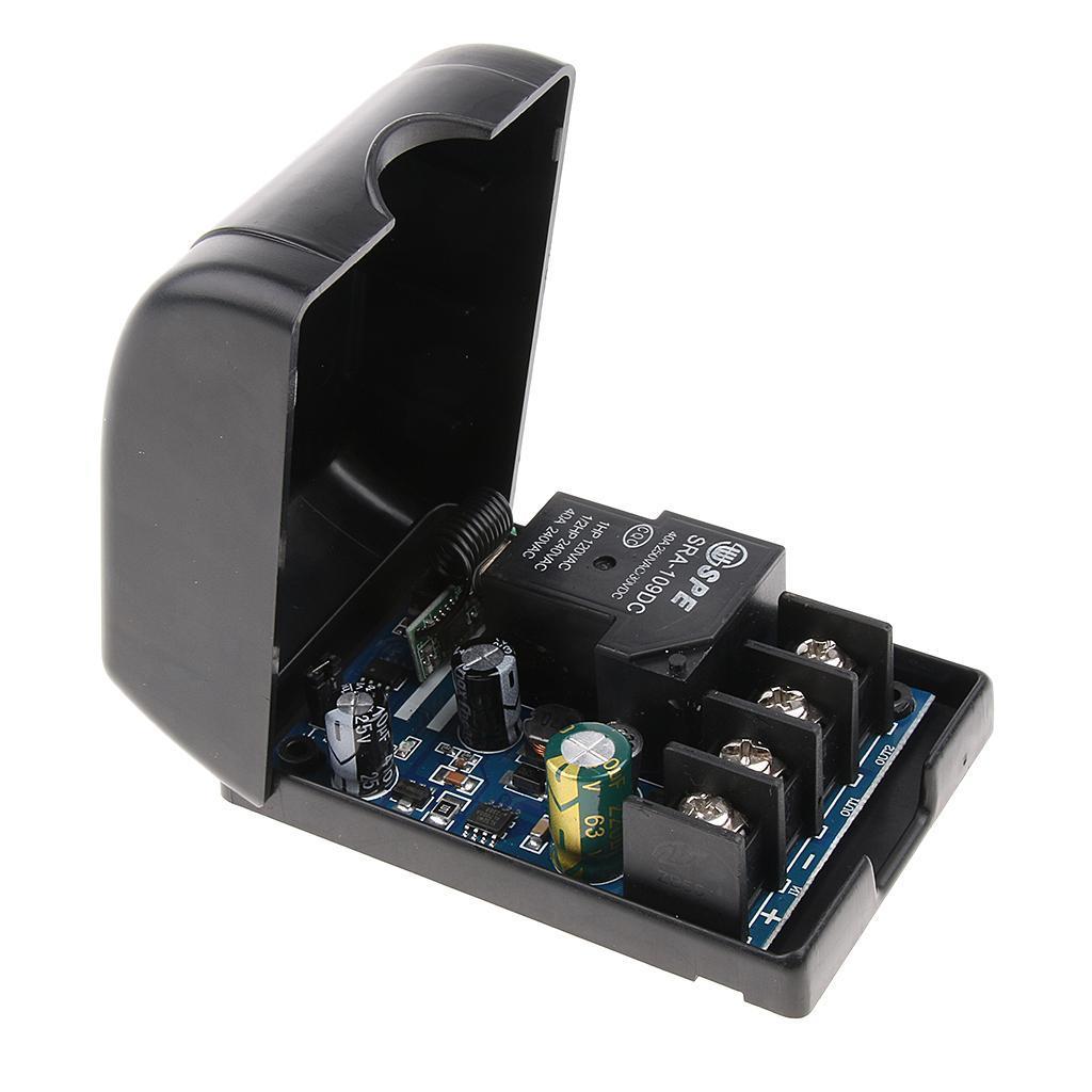 12-48V 40A Learning Remote Control Switch Unit With Controller 315Mhz 4000 Meters super remote distance support