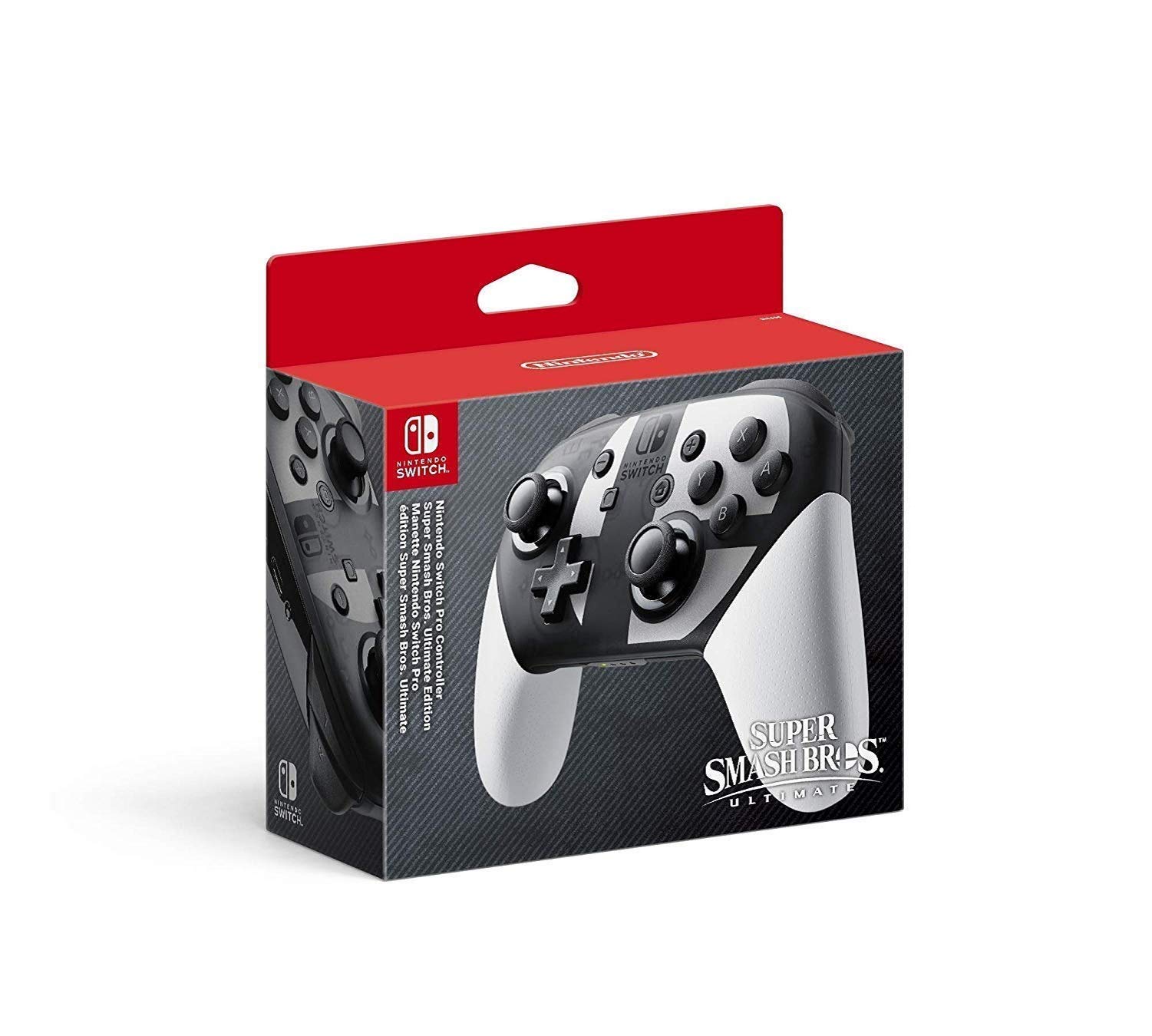 Tay cầm Nintendo Switch Pro Super Smash Brosh cao cấp kèm dây usb xịn dành cho máy nintendo switch oled v1 v2 lite