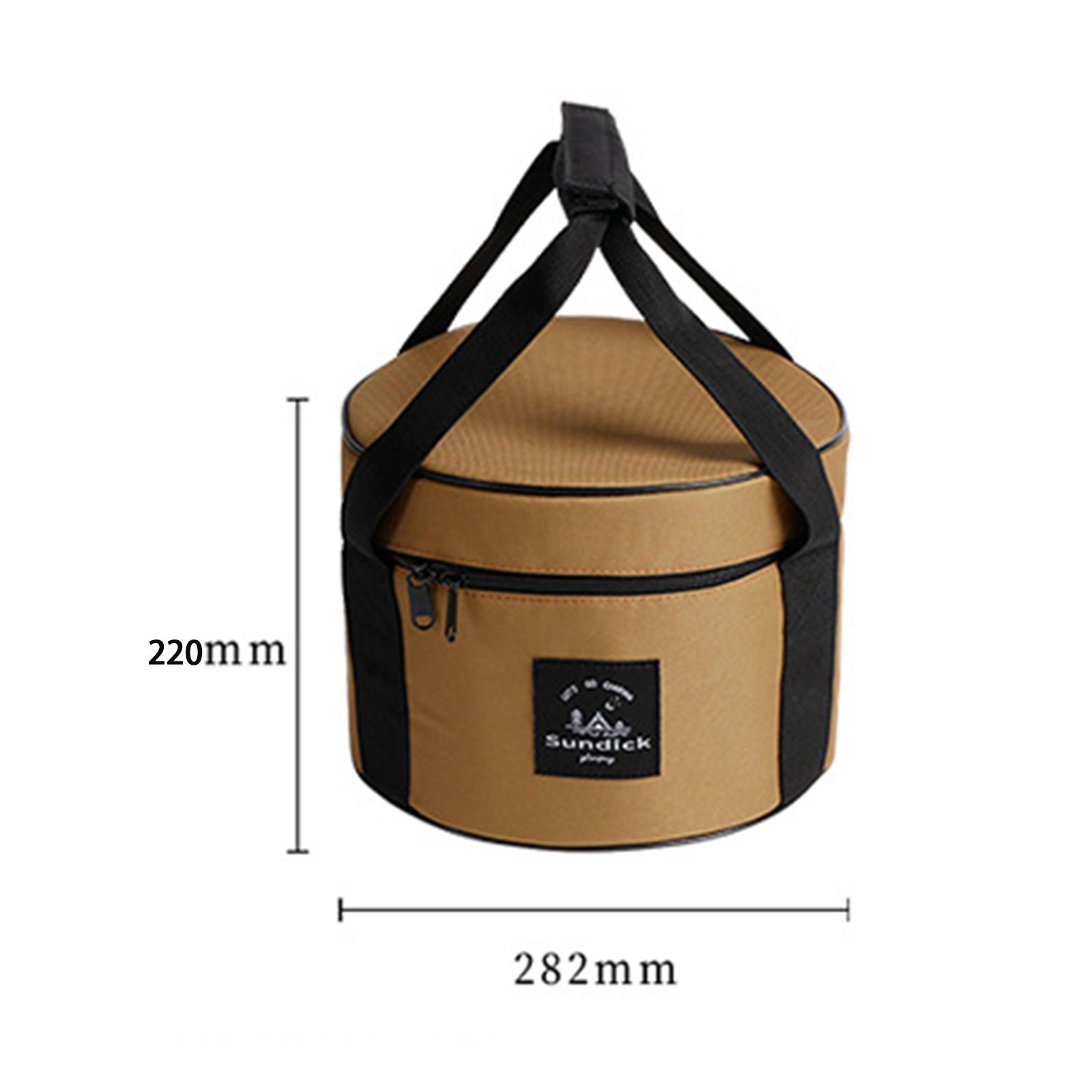 Large Capacity Camping Bag Portable Wear Resistant Outdoor for Garden