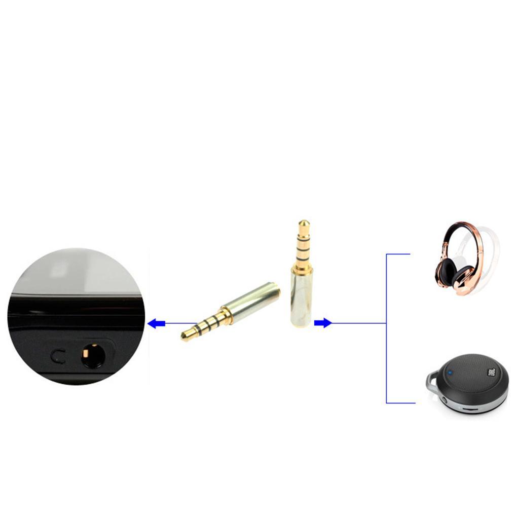 3.5 Mm Stereo Plug to 2.5 Mm Stereo Adapter, Gold-plated