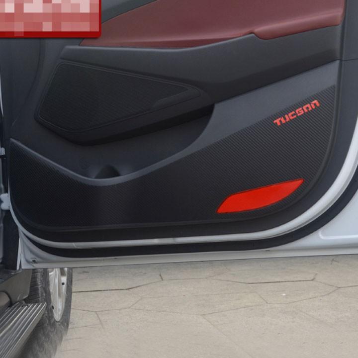 Decal Carbon Dán Trang Trí Cửa Xe Ô Tô Hyundai Tucsun - HT