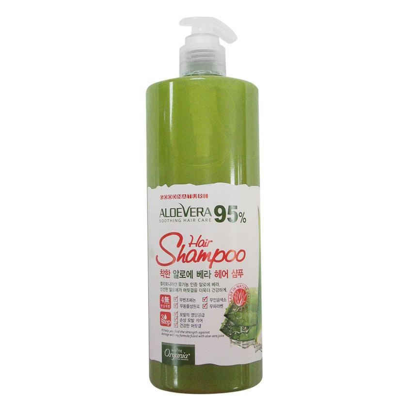 Dầu gội đầu từ Nha Đam Organia White Good Nature Aloe Vera Hair Shampoo 500g