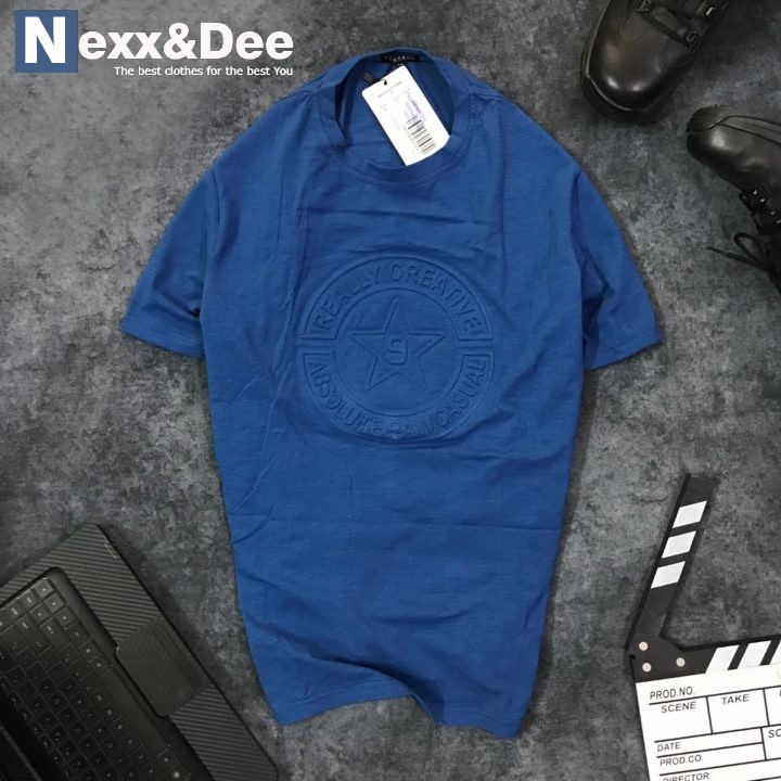 Áo thun nam cổ tròn ngắn tay thể thao vải cotton cao cấp thoáng mát ND015
