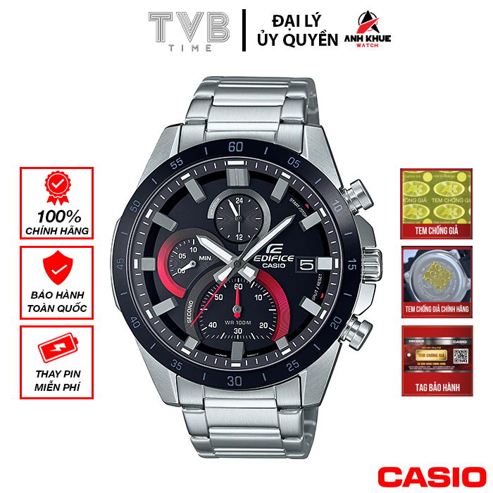 Đồng hồ nam dây kim loại Casio Edifice chính hãng EFR-571DB-1A1VUDF (47mm)