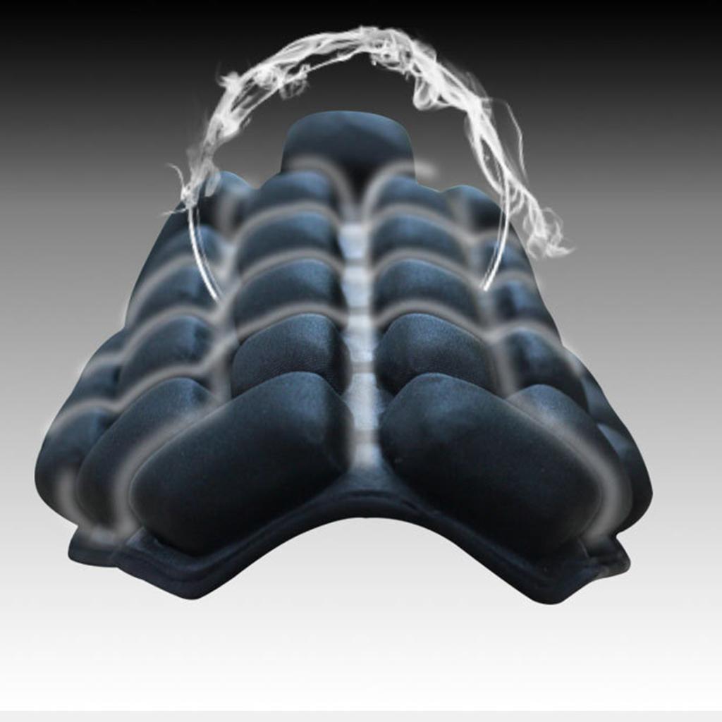 Non-slip Inflatable Air Motorcycle Seat Cushion with Fixing Straps for HONDA