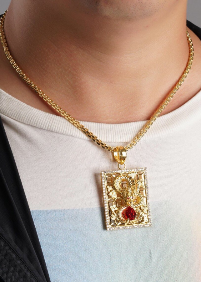 Dây chuyền nam mạ vàng 24k mã 052