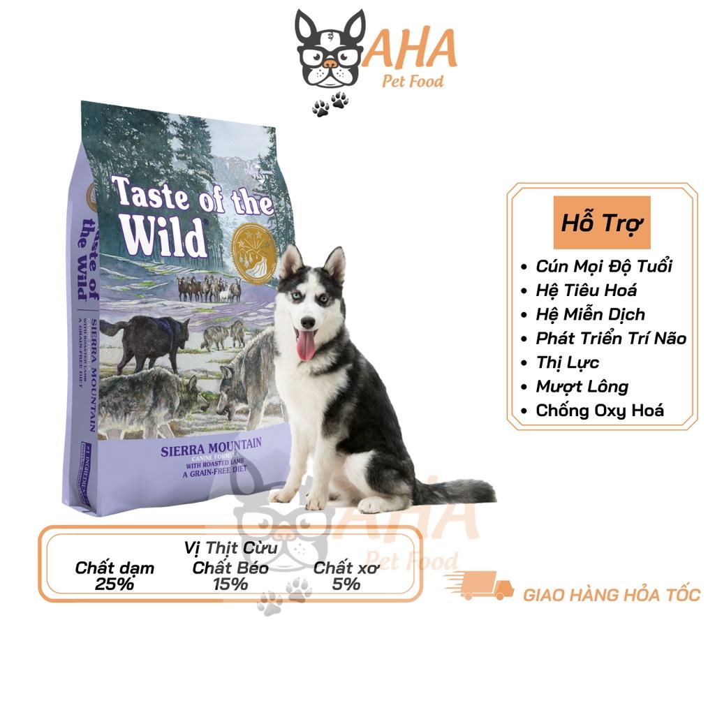 Thức Ăn Cho Chó Husky Taste Of The Wild Bao 2kg - Wetlands Thức Ăn Cho Chó, Vị Thịt Chim Rừng, Trái Cây Rau Củ Quả