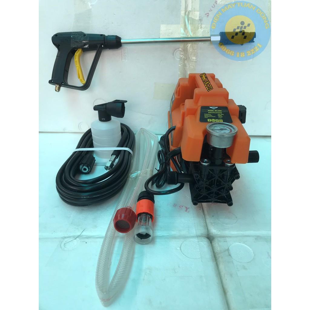 Máy Rửa Xe Máy Boss 3000W TẶNG bình bọt xà phòng