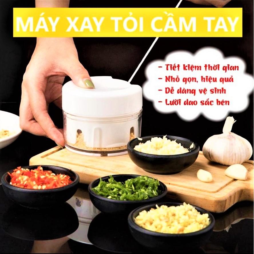 Cối xay tỏi ớt cầm tay đa năng tiện dụng