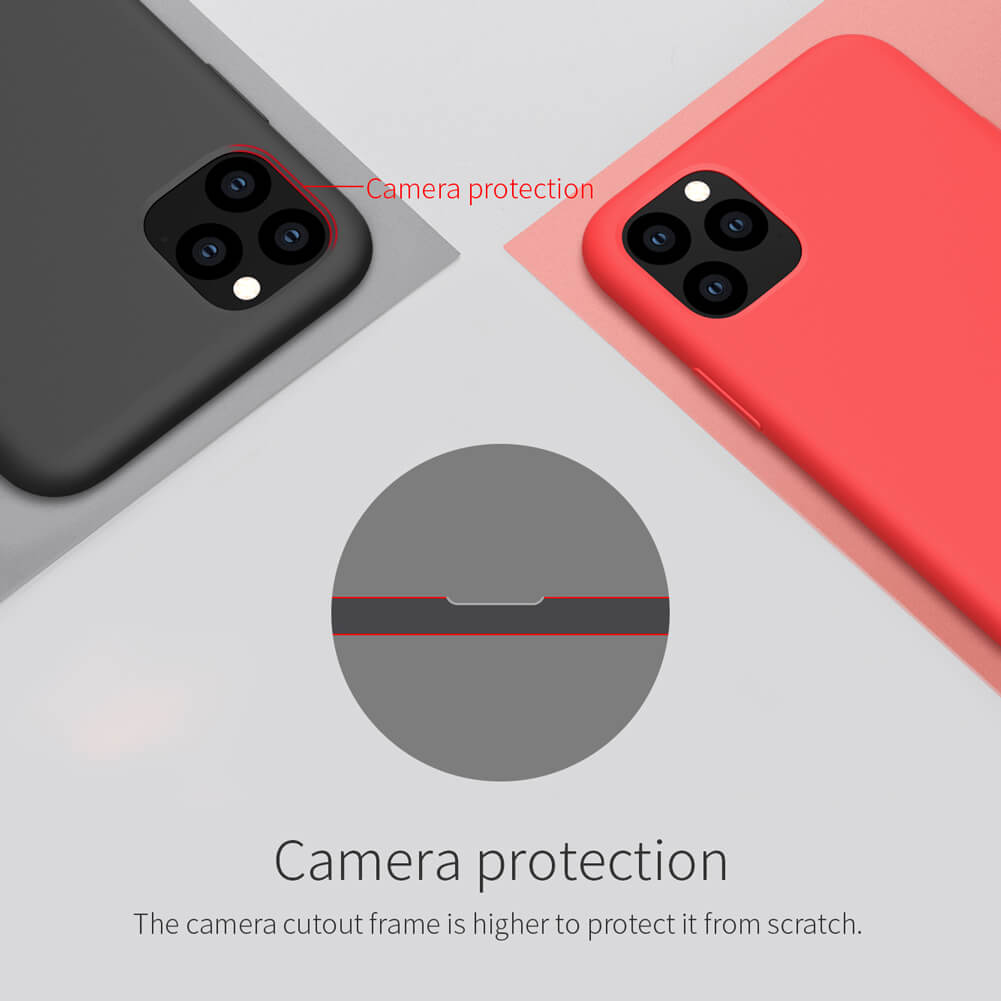 Ốp lưng chống sốc silicon cho iPhone 11 Pro Max mỏng 1mm hiệu Nillkin Flex Pure Cover Case - hàng nhập khẩu