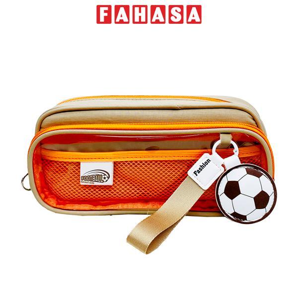 Bóp Viết Vải Thể Thao Football - Yescholar 9405 - Màu Cam