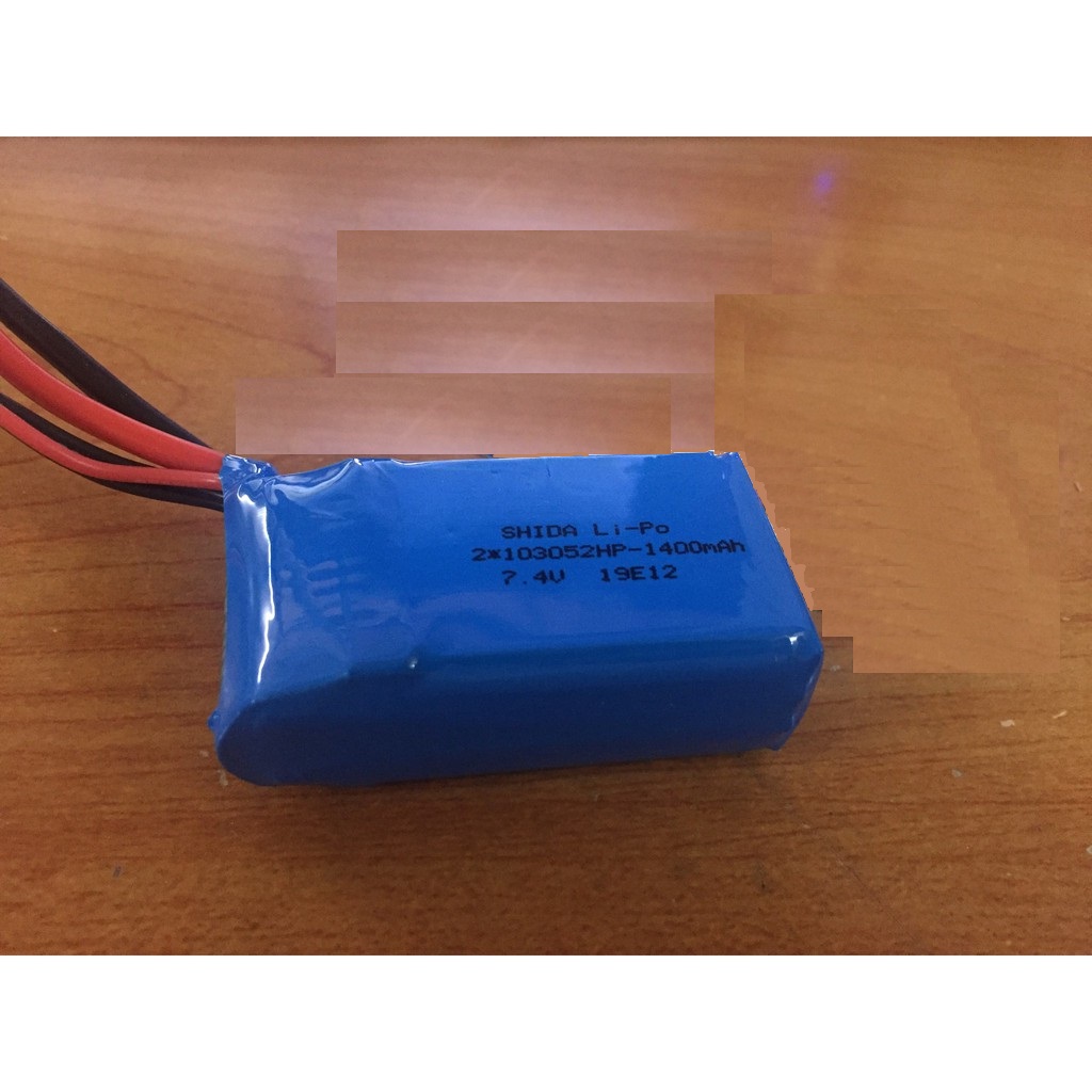 Pin sạc 2s 7.4V dung lượng 1400mah cho wltoy A959B A969B A979B