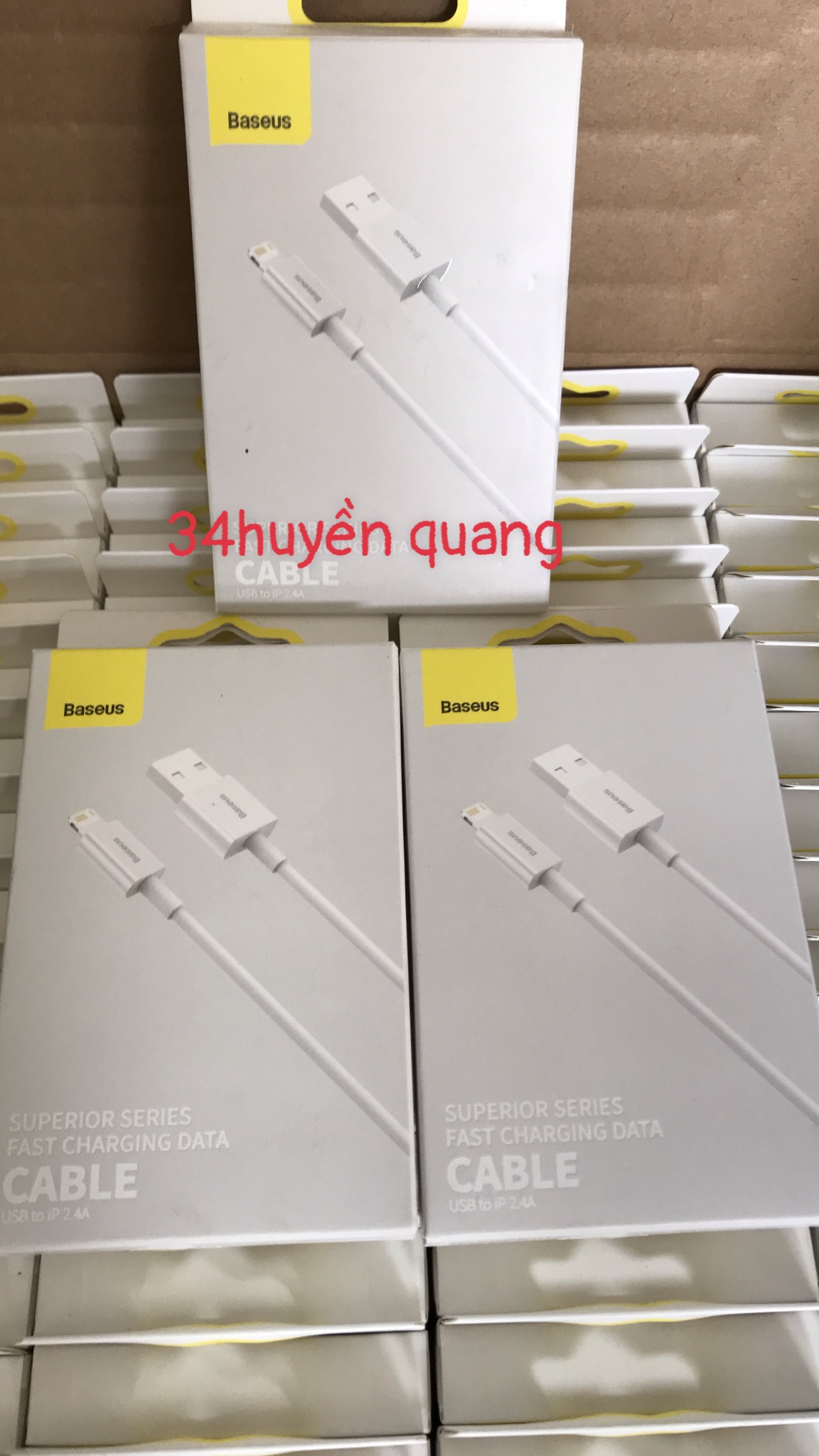 Cáp sạc cho iPhone/ iPad Baseus Superior Fast Charging Data Cable USB to iP 2.4A, 480Mbps chính hãng