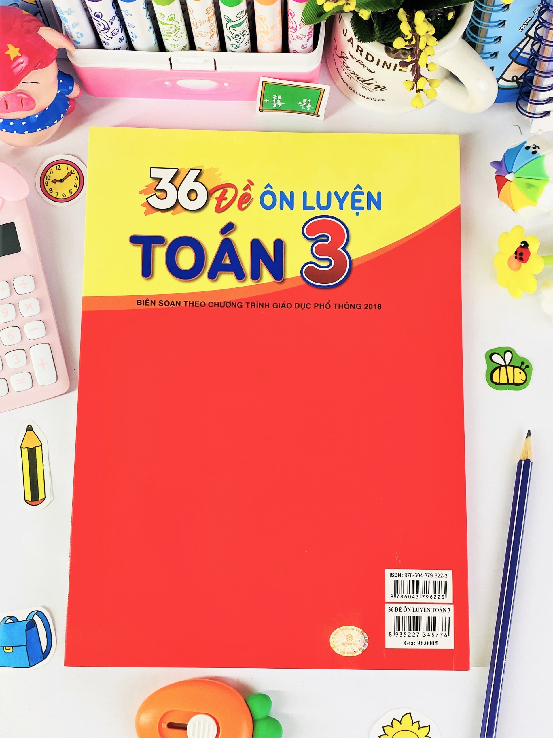 Sách - 36 Đề ôn luyện Toán 3 - Biên soạn theo CT GDPT mới - ndbooks