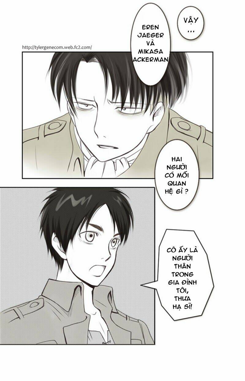 tấn công người khổng lồ - doujinshi eren x mikasa chapter 22 2