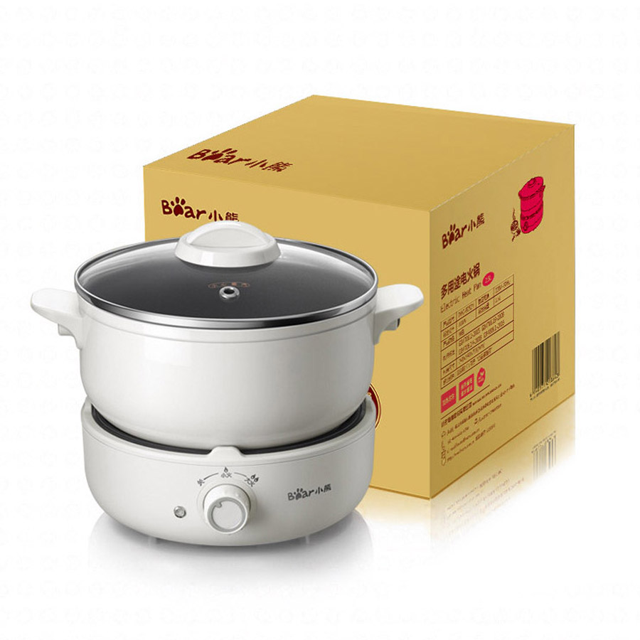 Nồi Điện Đa Năng BEAR DHG-B25Z1, Dung Tích 2.5L, Công Suất 800W - Hàng Chính Hãng