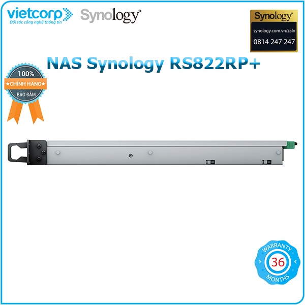 Thiết bị lưu trữ mạng NAS Synology RS822RP+ - Hàng Chính Hãng