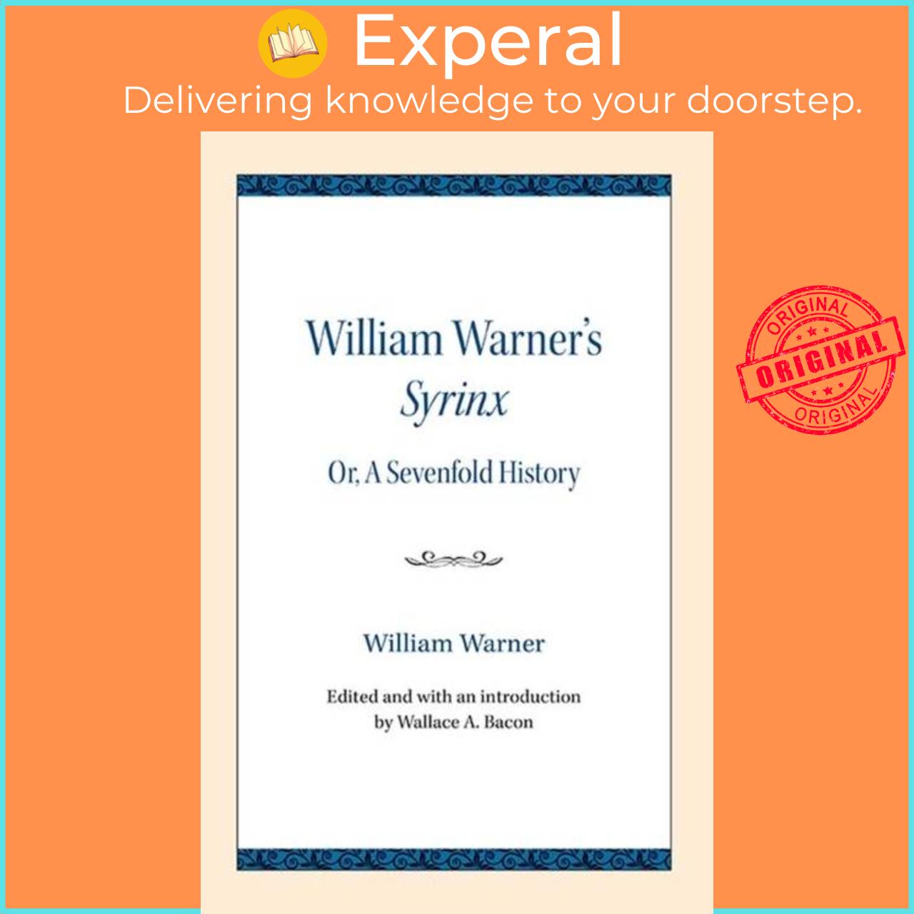 Sách - William Warner's Syrinx - or, A Sevenfold History by William Warner (UK edition, paperback)