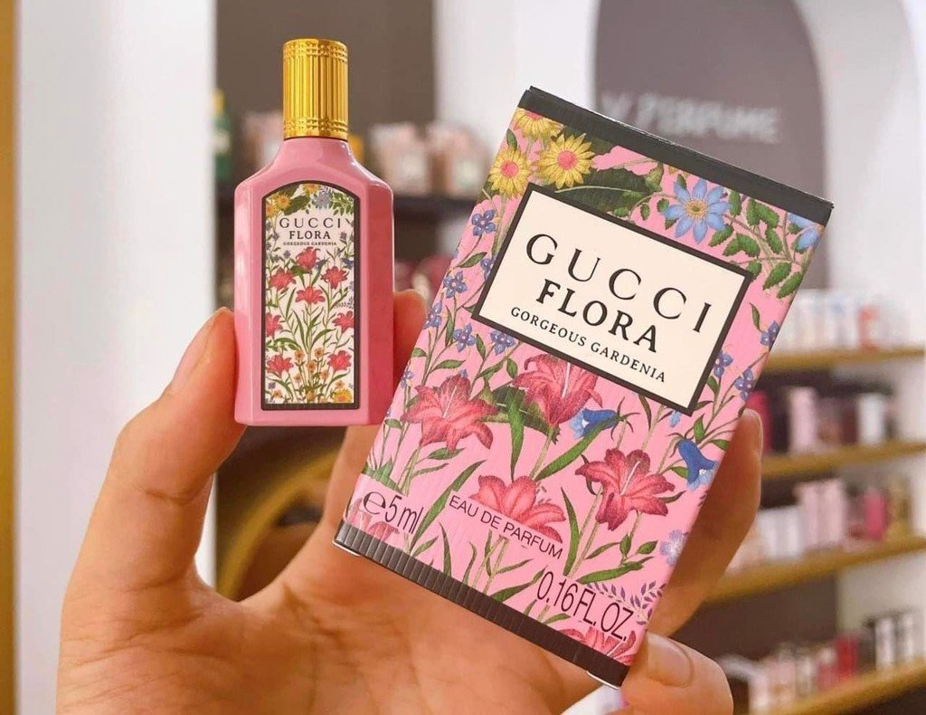 Nước hoa nữ mini Gucci Flora Gorgeous Gardenia EDP 5ml