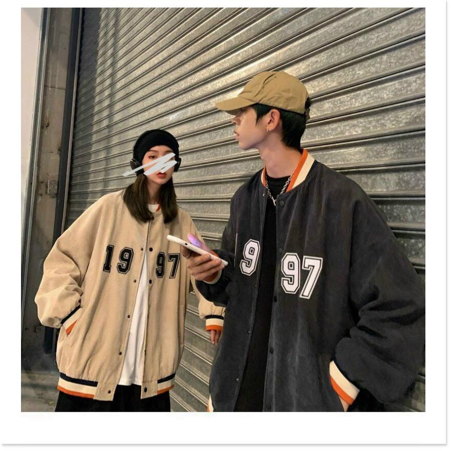 ÁO KHOÁC NHUNG NAM NỮ 1997 BOMBER UNISEX CHẤT LIỆU THOÁNG MÁT CHO MÙA HÈ TRANG NEMO 36 FASHION