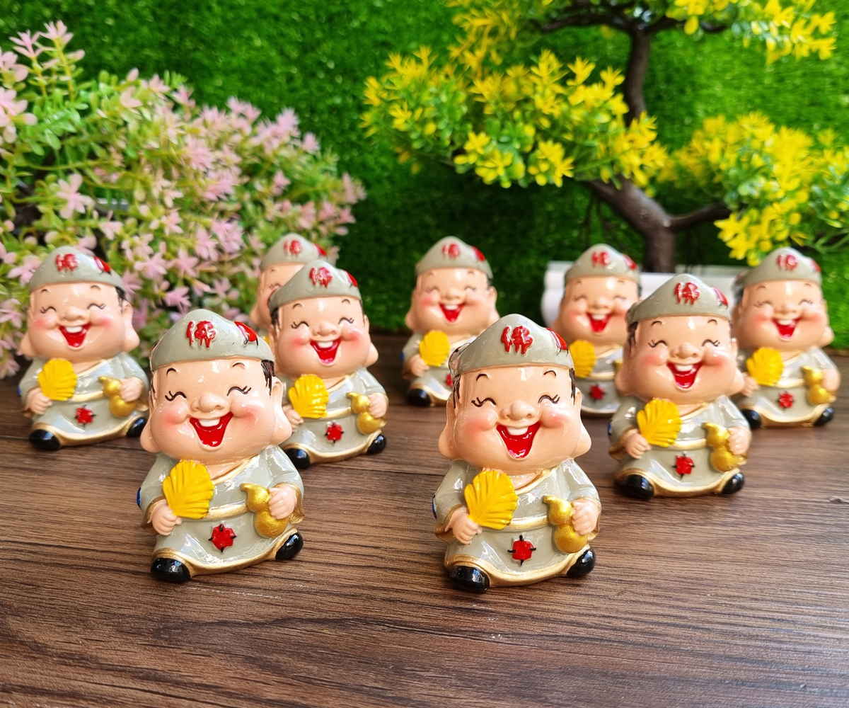 Tượng chibi Tế Công 6cm - Tế Điên hòa thượng - Tế Điên hoạt Phật