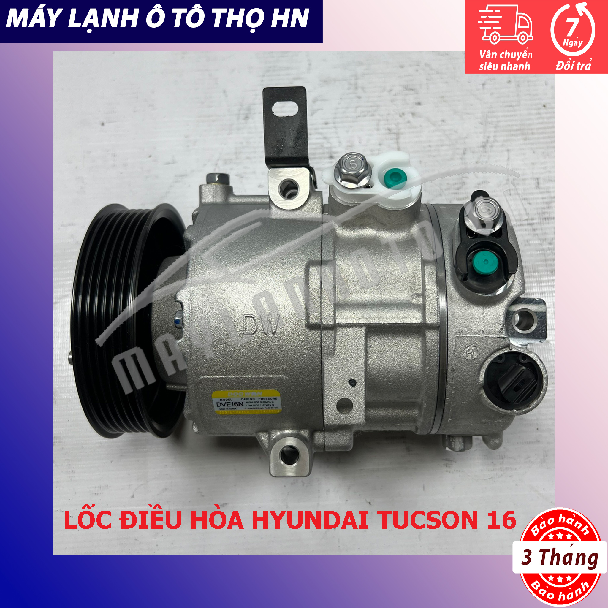 Lốc điều hòa Hyundai Tucson 2016-2017 hàng xịn Hàn Quốc 16 17 97701-D3200