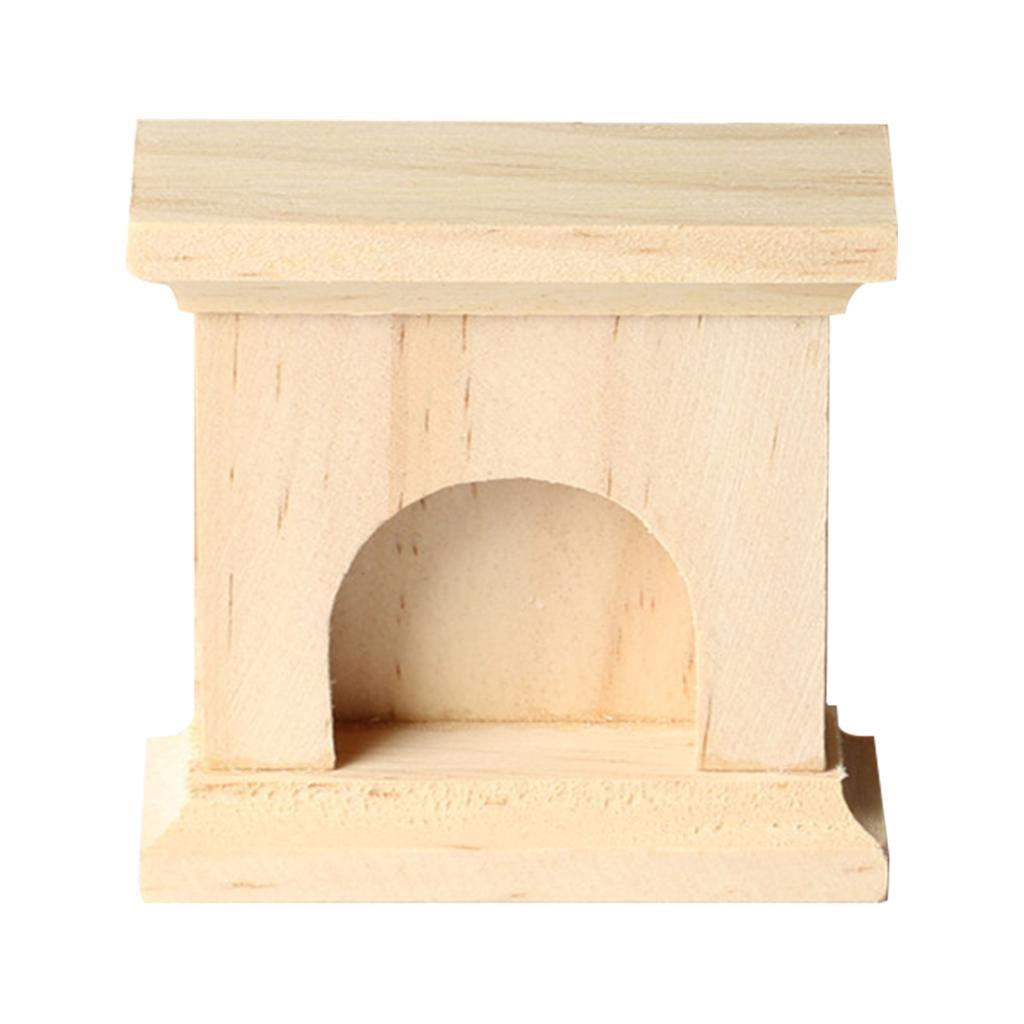1/6 Dollhouse Fireplace  Gifts Furniture  Toddlers Children