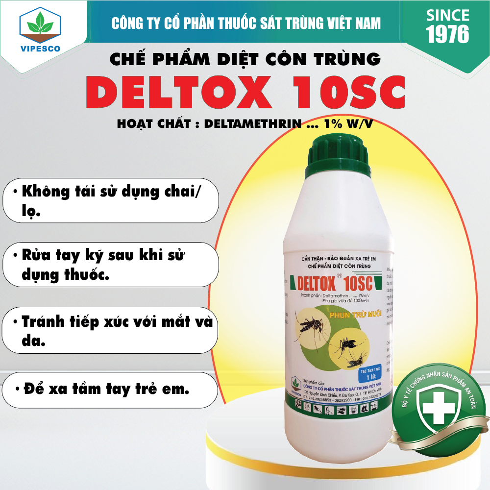 DELTOX 10SC (Lít) - PHUN TRỪ MUỖI