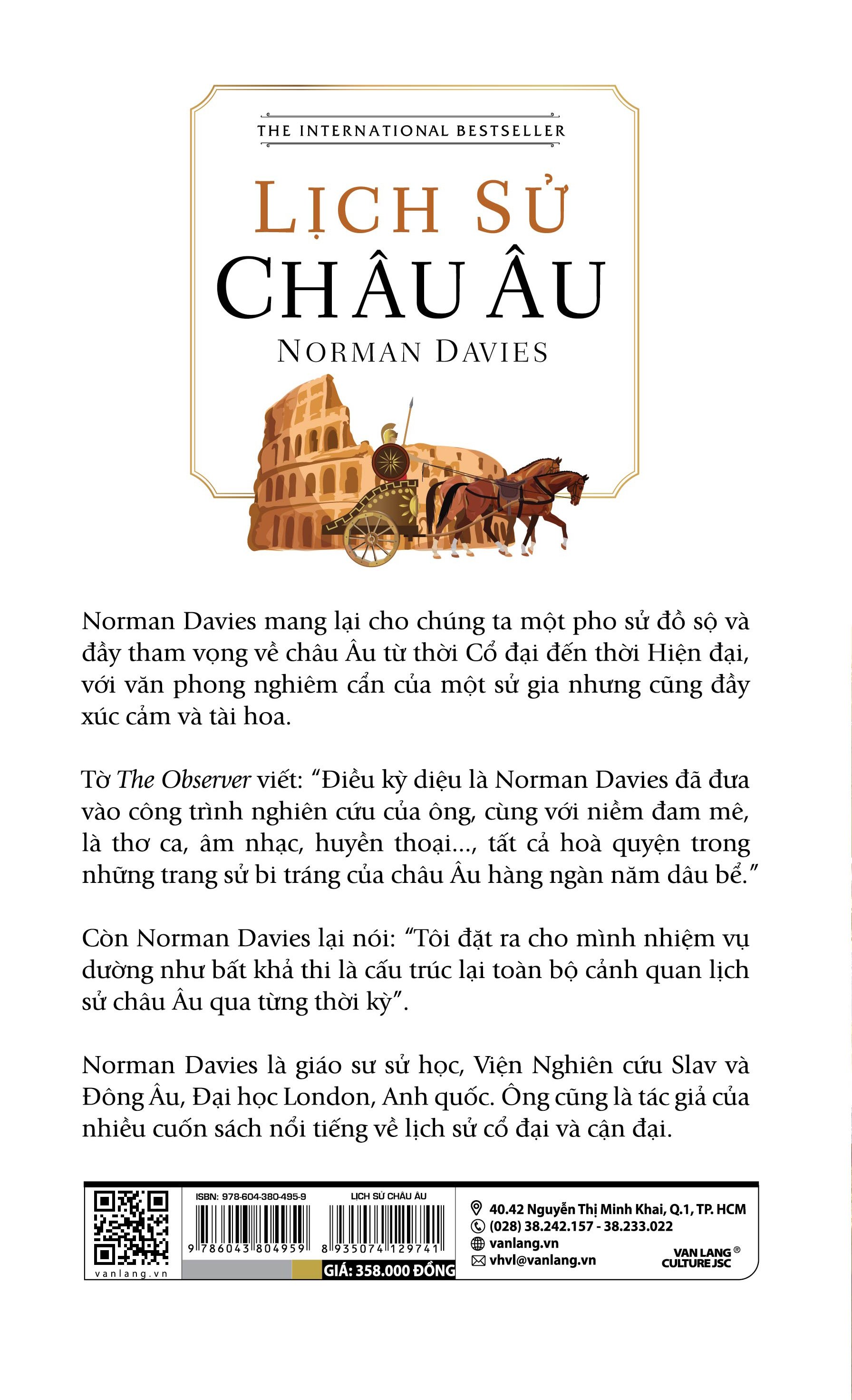 Lịch Sử Châu Âu - Norman Davies (Tái Bản)