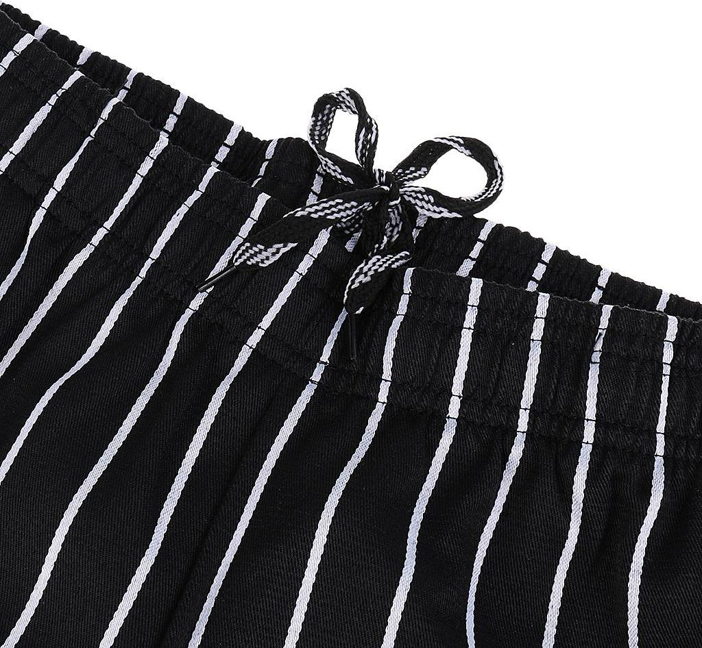 Chef Working Pants Restaurant Elastic Comfy Cook Work Trousers