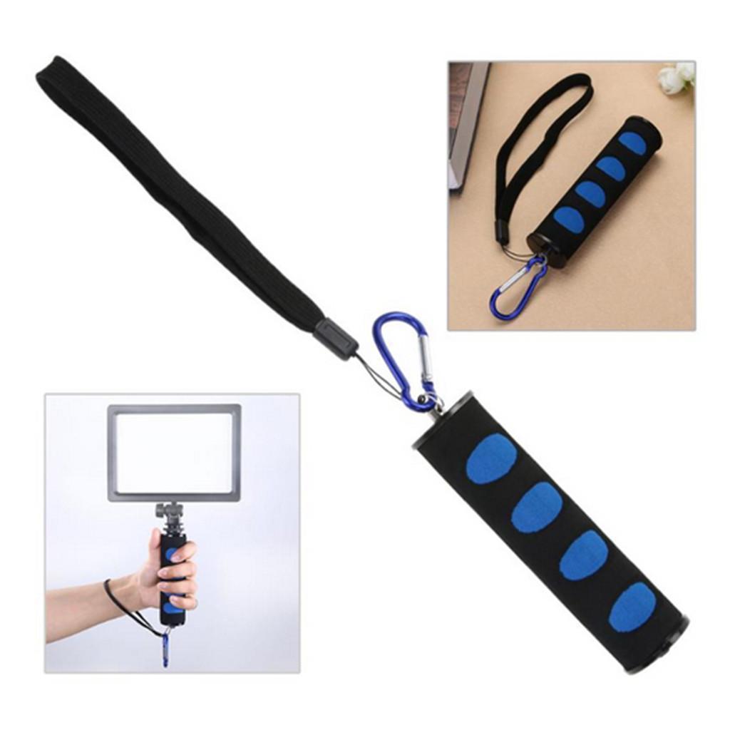 1/4" Screw Sponge Selfie Stick Handle Grip Stabilizer for Camera Blue