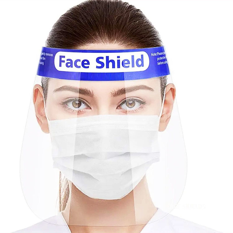 Kính chống giọt bắn, Kính chống dịch Face shield đệm mút xốp bảo vệ 3 chiều an toàn tiện lợi – K024