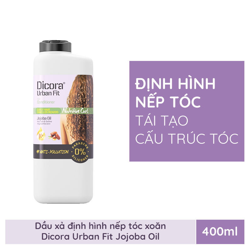 Dầu xả dành cho tóc xoăn chiết xuất tinh dầu Jojoba 400ml